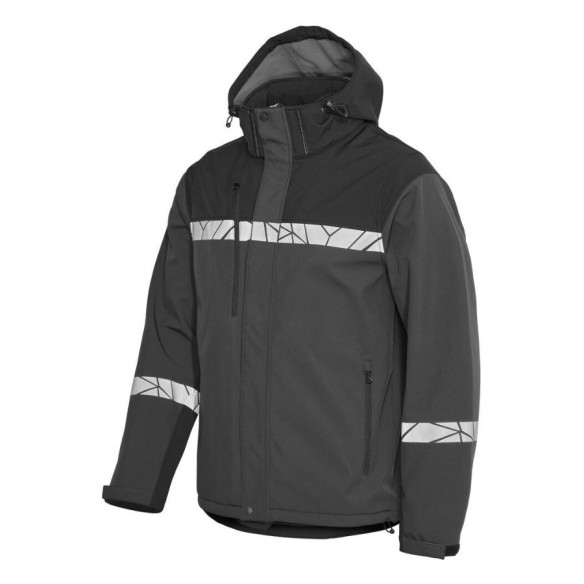 Chaqueta Softshell Projob 9910-VIS de Alta Visibilidad 7