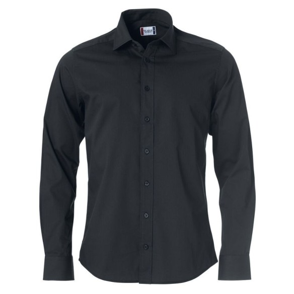 Camisa Cliqué Clark màniga llarga negra