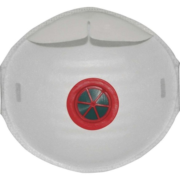 Masque jetable P3 spécial amiante avec valve | Lot de 10