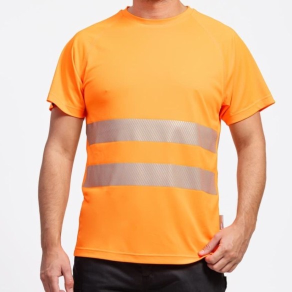 T-SHIRT HAUTE VISIBILITÉ RESPIRANT