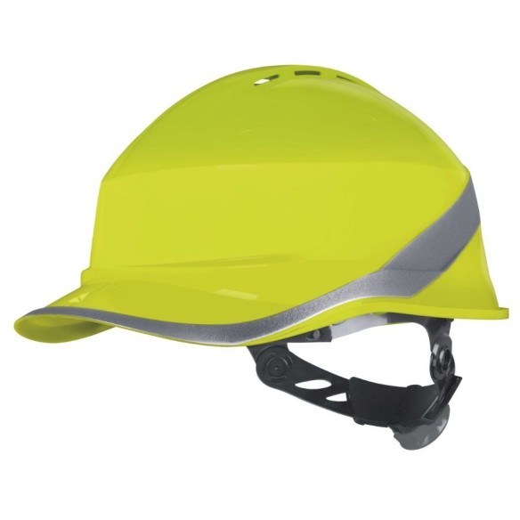 Casco de obra DIAMOND VI WIND amarillo fluor