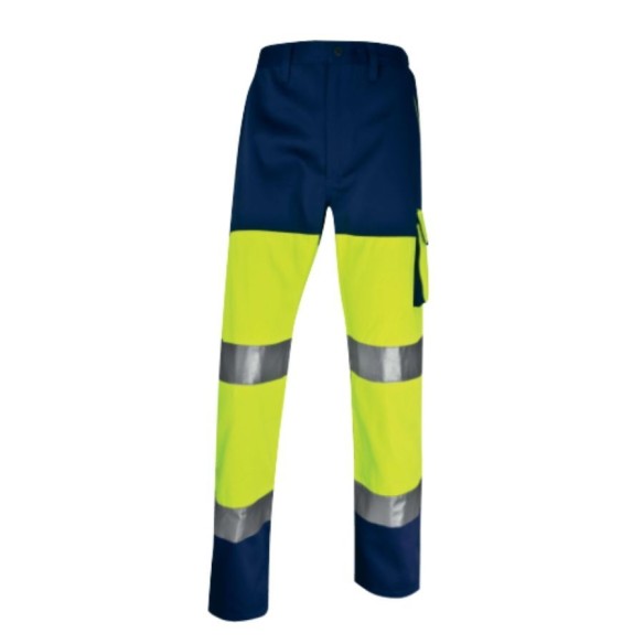 Pantalones de trabajo universales de alta visibilidad amarillo fluor