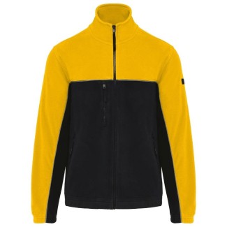 Veste micropolaire bicolore WP noir/bleu 2