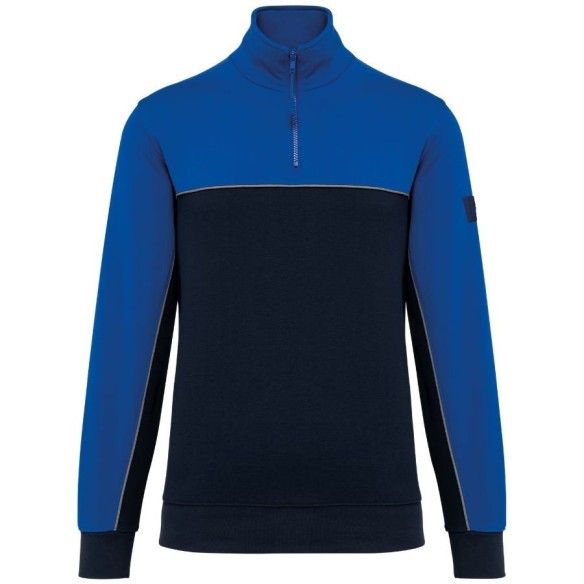 Dessuadora 1/4 cremallera unisex WK royal