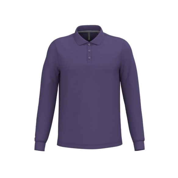 Polo màniga llarga home Kariban purpura