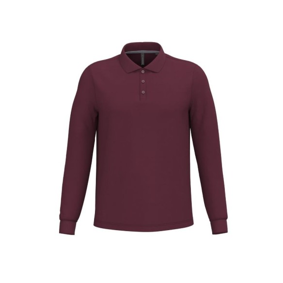 Polo manches longues homme Kariban | Vêtemênt travail | VESLAB.COM