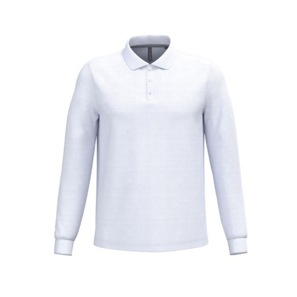 Polo manches longues homme Kariban | Vêtemênt travail | VESLAB.COM