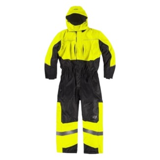 Padded waterproof coverall yellow
