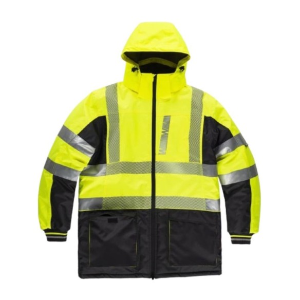 Parka Fluor C3515 imperméable matelassée haute visibilité