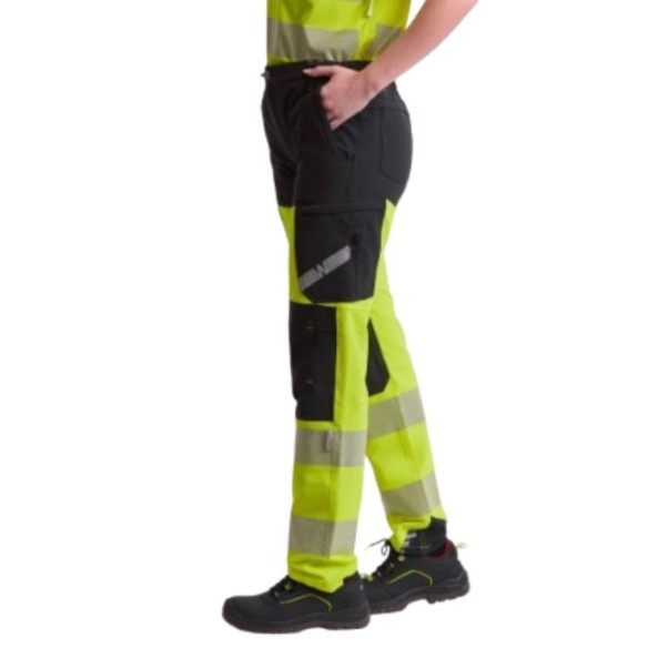 Pantaló elàstic bicolor d’alta visibilitat C3550 3