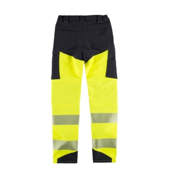 Pantalon bicolore élastique haute visibilité C3550