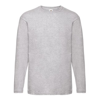 T-shirt long sleeves F.Loom 100% cotton white 2