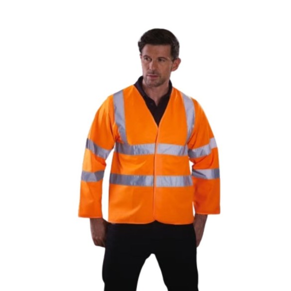 Gilet Haute Visibilité à Manches Longues orange