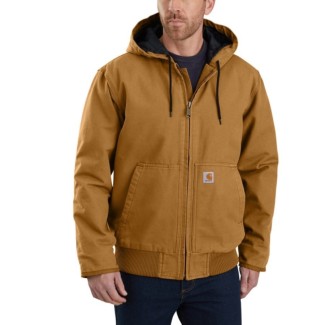 Chaqueta Carhartt Loose Fit Washed Duck Insulated Active marron