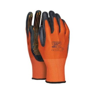 Orange Dots Catch Glove | Secure grip & protection