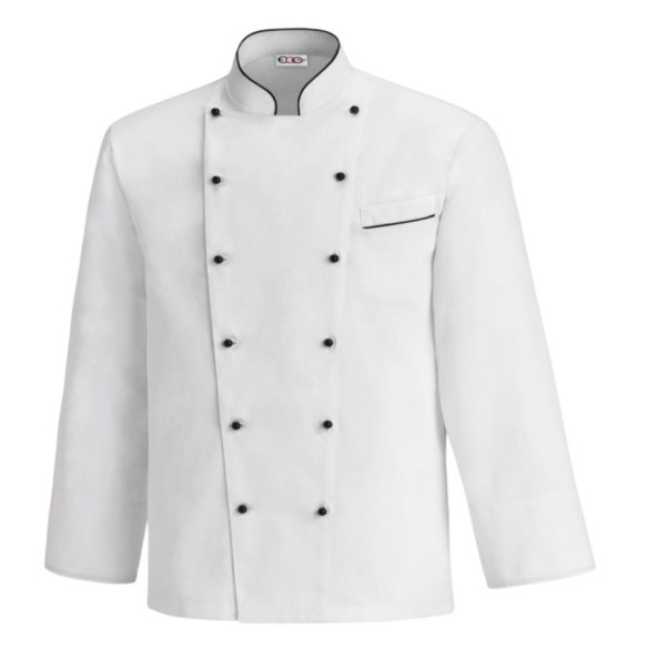 CHAQUETA EGOCHEF WHITE CONFORT EXTRA TALLAS GRANDES