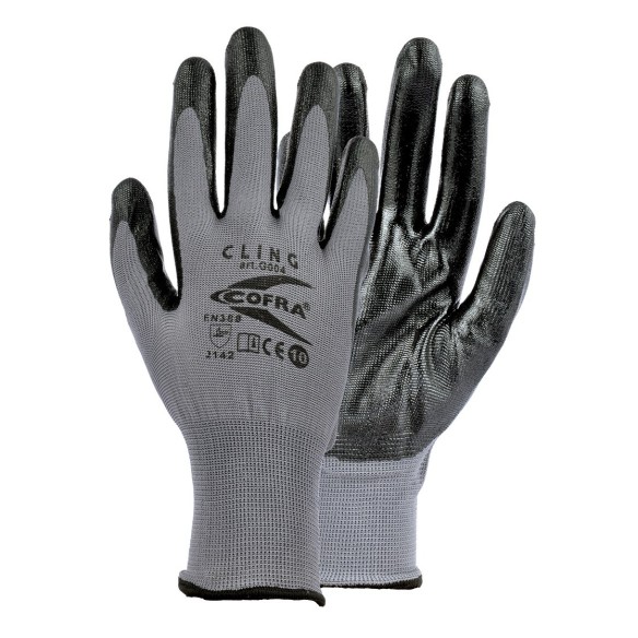 guantes cofra cling (nitrilo) pack 12 unid. 1