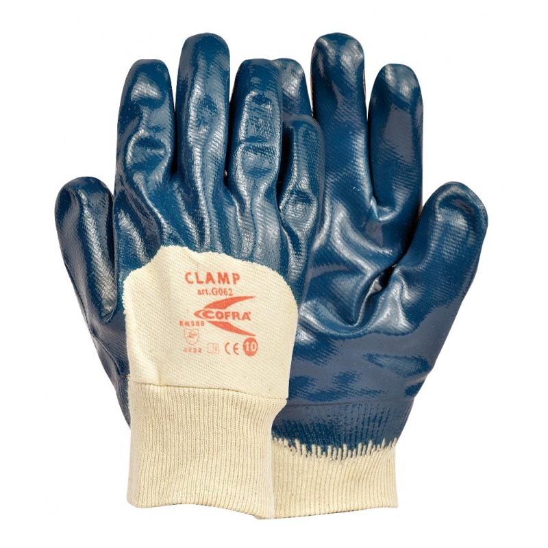 GUANTES COFRA CLAMP (Nitrilo) 