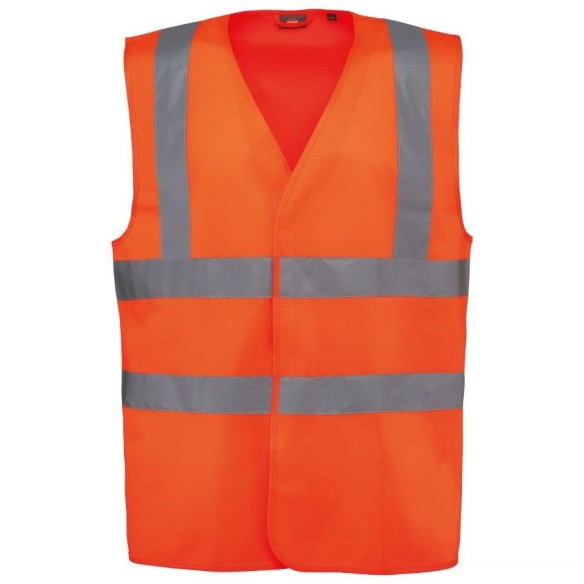 Chaleco alta visibilidad unisex naranja