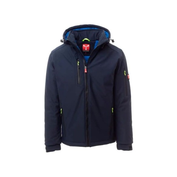 Chaqueta SoftShell acolchada Creek Pad azul marino