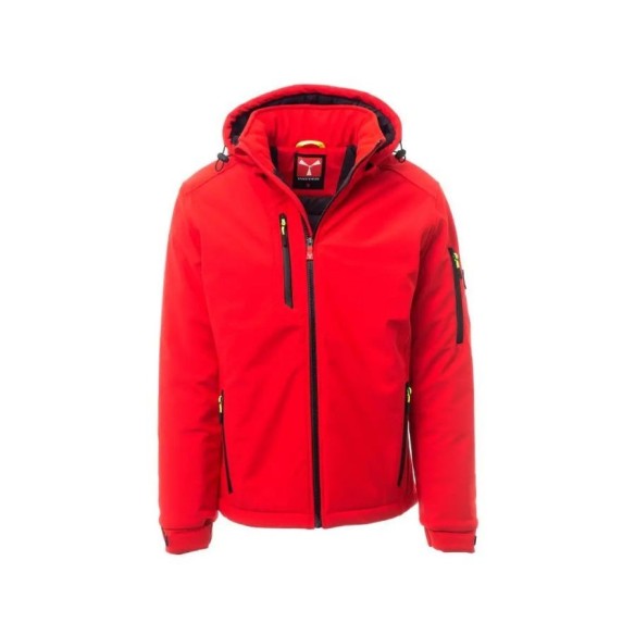 Chaqueta SoftShell acolchada Creek Pad rojo