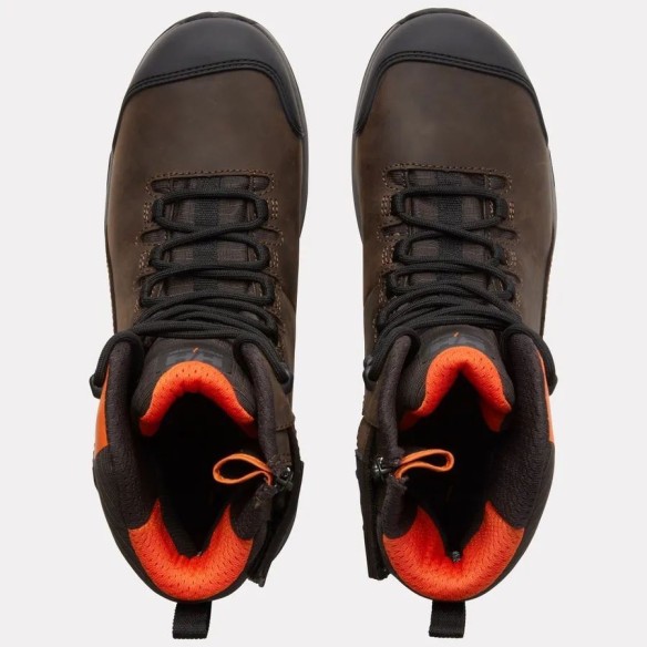 Manchester LTR Tall Side Zip S7S Waterproof Safety Boots Black 4