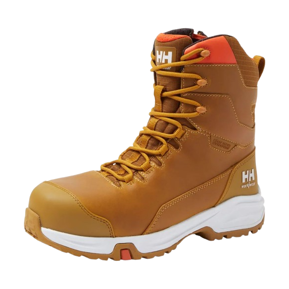 Manchester LTR Tall Side Zip S7S Waterproof Safety Boots New Wheat