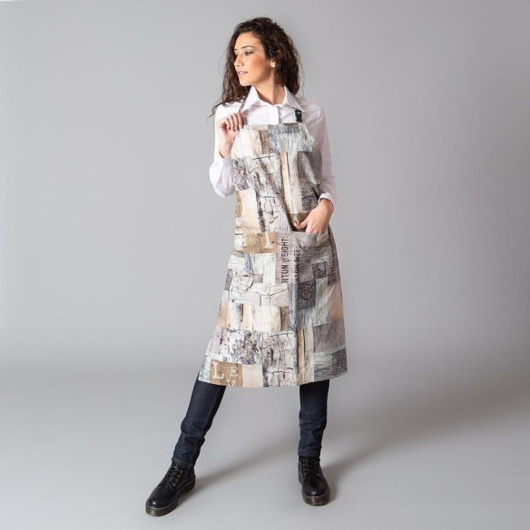 Davanter Estampat Fustes 100% Cotó | Professional Veslab