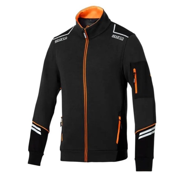 sudadera tech sparco cremallera completa 3