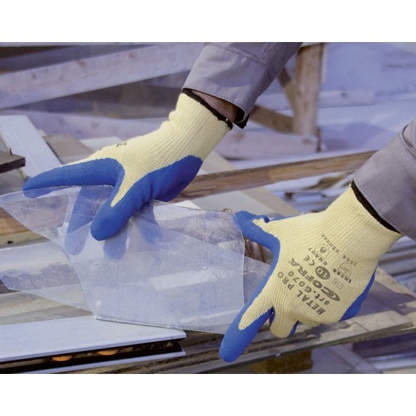 GUANTES ANTICORTE COFRA METAL PRO (LATEX)