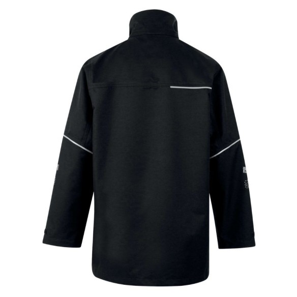 Parka Grafiz impermeable i tallavent negre esquena