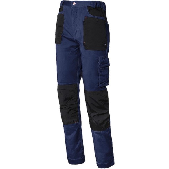 Pantaló ISSA Stretch 8730 gris blau marí