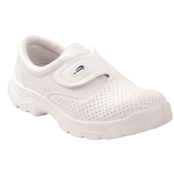 Zapato sanitario con cierre de velcro