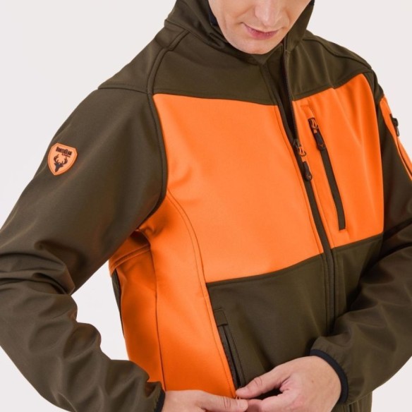 Chaqueta de trabajo Workshell de cuello alto Workteam 3