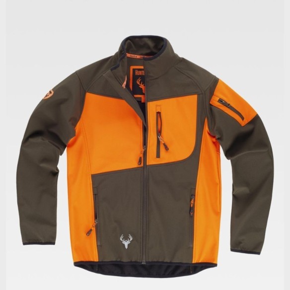 Chaqueta de trabajo Workshell de cuello alto Workteam 4