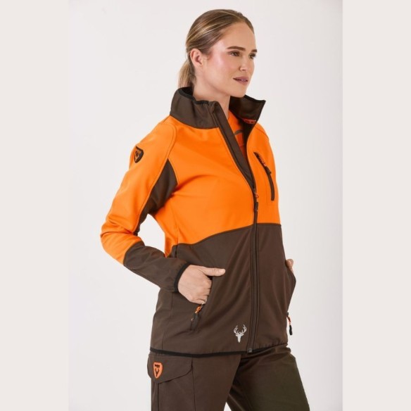 Chaqueta Workshell cuello alto Workteam para mujer