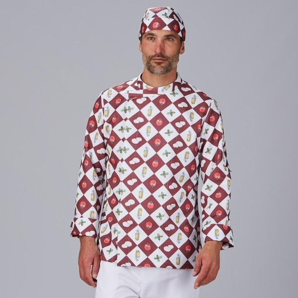Vázquez Unisex Printed Chef Jacket – Organic Cotton