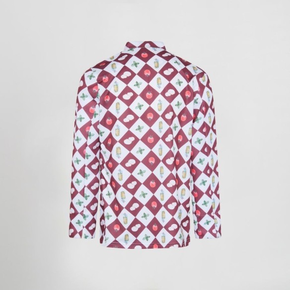 Vázquez Unisex Printed Chef Jacket – Organic Cotton