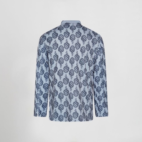 Jaqueta de cuina unisex estampada Vázquez – Cotó orgànic