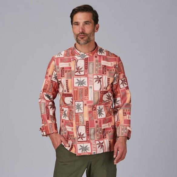 Chaqueta de cocina unisex estampada Vázquez – Algodón orgánico