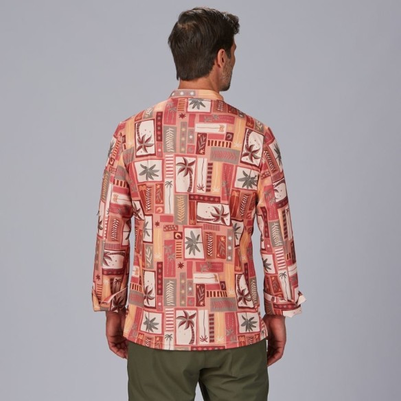 Chaqueta de cocina unisex estampada Vázquez – Algodón orgánico
