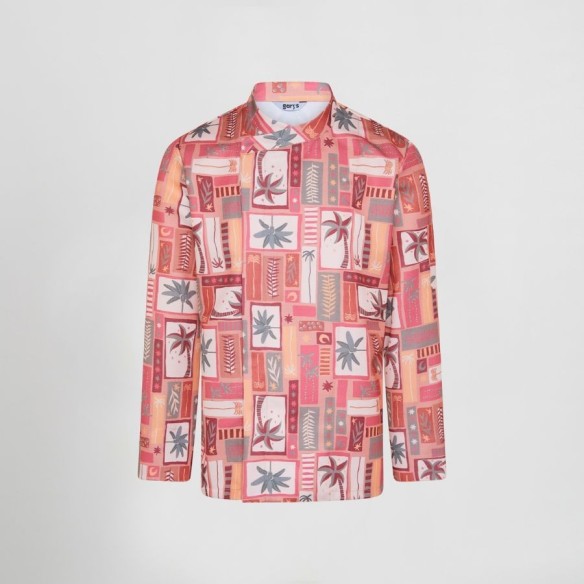 Chaqueta de cocina unisex estampada Vázquez – Algodón orgánico