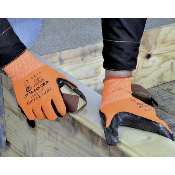 guantes cofra impervious nitrilo (pack 12 uds.) 2