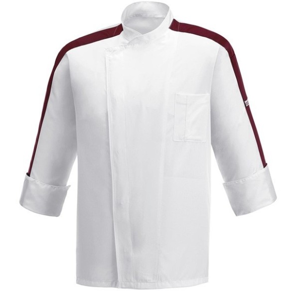 chaqueta cocina bordeaux ribbon 1