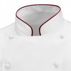 CHAQUETA COCINA ANDREA PIPPING COLOR