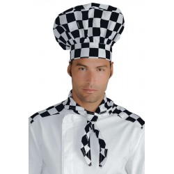 gorro cocina francés isacco ajedrez 1