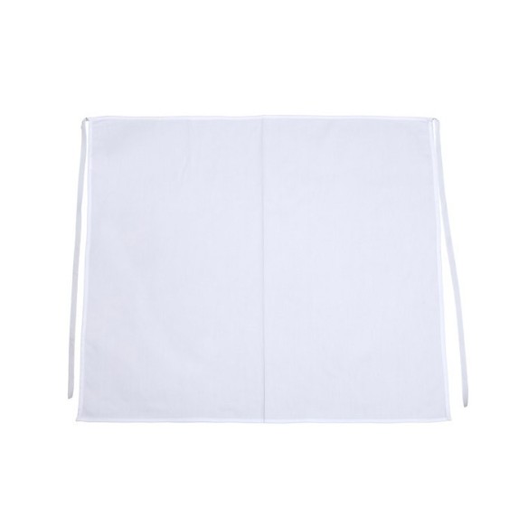 WHITE LONG APRON