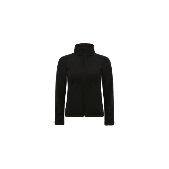 CHAQUETA SOFTSHELL B&C SEÑORA CON CAPUCHA