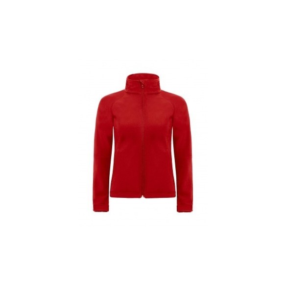 CHAQUETA SOFTSHELL B&C SEÑORA CON CAPUCHA