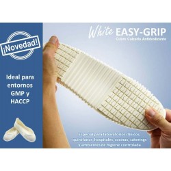 CUBRE CALZADO ANTIDESLIZANTE EASY-GRIP BLANCO